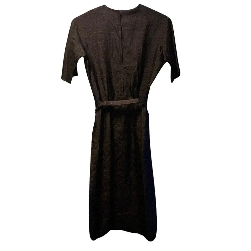 Neusteters black belted 1950's dress vintage - Picture 2 of 5